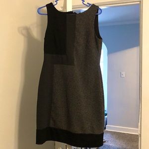 Professional Black/Grey WHBM Dress Size 8